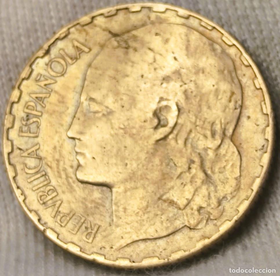 M&uuml;nzen der Zweiten Republik: Espa&ntilde;a II Rep&uacute;blica 1 Peseta 1937 Lote 10008