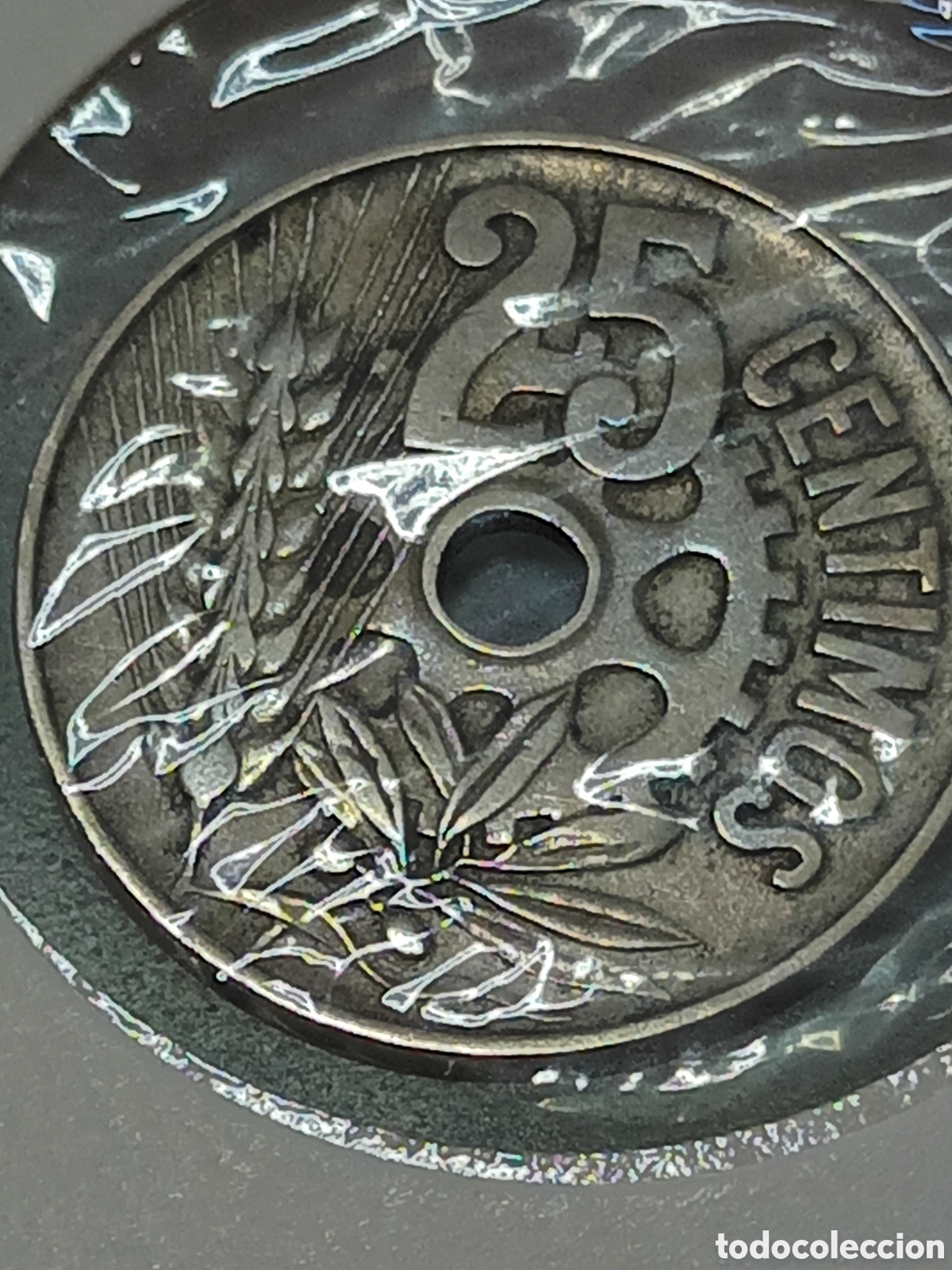 Monedas Rep&uacute;blica: 25 C&Eacute;NTIMOS DE 1934 REP&Uacute;BLICA - Foto 2