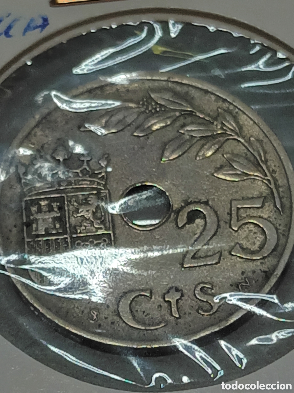 Monedas Rep&uacute;blica: 25 C&Eacute;NTIMOS DE 1937 REP&Uacute;BLICA - Foto 2