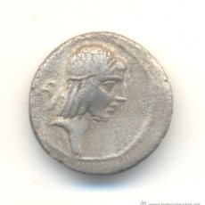 Monedas Roma República: RARO DENARIO DE LA FAMILIA CALPURNIA (90-89 A.C.) ACUÑACIÓN DE ROMA.PESO: 3,5 GRAMOS. Lote 52913760
