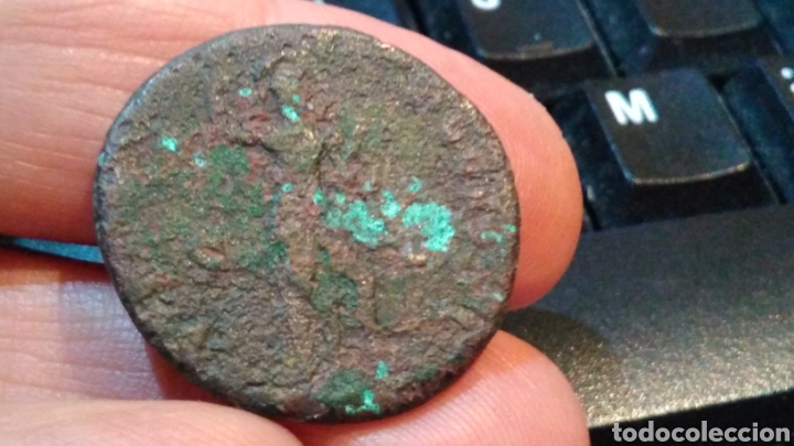 Monedas Roma Rep&uacute;blica: Moneda romana , sin identificar ,cobre - Foto 2