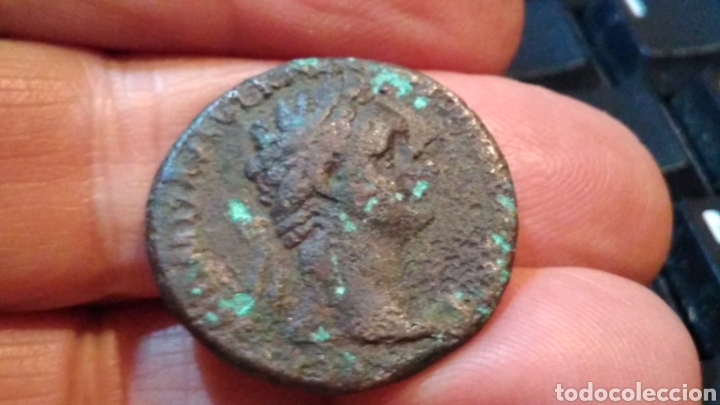 Monedas Roma Rep&uacute;blica: Moneda romana , sin identificar ,cobre - Foto 1