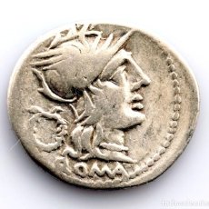 Monedas Roma República: REPÚBLICA ROMANA-T CLOELIUS. DENARIO 110 A.C ROMA. PLATA 3,8 G.. Lote 316171753
