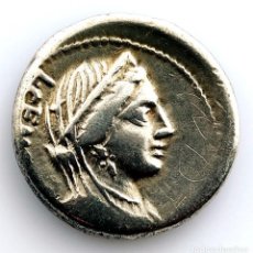 Moedas Roma República: REPÚBLICA ROMANA-MARCIA. DENARIO 83 A.C. ROMA. MBC+/VF+. PLATA 3,9 G.. Lote 322163008