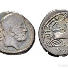 Monedas Roma República: REPÚBLIC ROMAN TITELS. TITIUS QUINTUS. DENAR 88 A.C SILBER SEHR RAR SELTEN R7