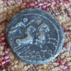 Monedas Roma República: MONEDA REPÚBLICA ROMANA FAMILIA PORCIA C.CATO ROMA 137-134 A.C. Lote 340059623