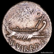 Monedas Roma República: MARCO ANTONIO. DENARIO DE PLATA. PATRAE, 32-31 AC LEG VIIII, ESCASA. Lote 354227903