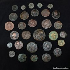 Monedas Roma República: LOTE DE 30 MONEDAS GRIEGAS Y ROMANAS - IMPERIO, REPUBLICANAS, HELENÍSTICAS - OPORTUNIDAD / CAA. Lote 362337040