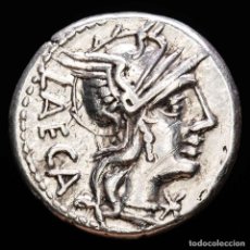 Monedas Roma República: M. PORCIUS LAECA DENARIO M PORC LIBERTAS EN CUADRIGA. Lote 363923816