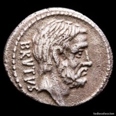 Monedas Roma República: REPÚBLICA ROMANA - M. JUNIUS BRUTUS. DENARIO. ROMA. AHALA / BRVTVS. Lote 363982216