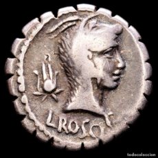 Monedas Roma República: L. ROSCIUS FABATUS, DENARIO.ROMA, 64 A.C. - ROSCI / FABATI (1081). Lote 365783216
