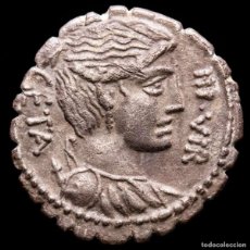 Monedas Roma República: C. HOSIDIUS C. F. GETA. DENARIO, 68 AC. JABALÍ CALIDONIO Y SABUESO. Lote 365990646