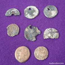 Monedas Roma República: REPUBLICA ROMANA. 8 DENARIOS FORRADOS A CATALOGAR. ORIGINALES DE EPOCA. 100-50 AC.