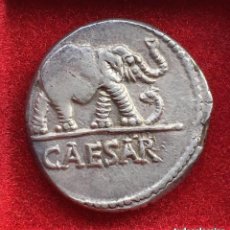 Monedas Roma República: DENARIO - JULIO CESAR - 54-51 A.C - GALIA - ELEFANTE GRANDE A DERECHA - CAESAR. Lote 385490594