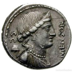 Monedas Roma República: DENARIO REPÚBLICA ROMANA FARSULEIA - L FARSULEIUS 75 BC LIBERTAS RV. GUERRERO BIGA TOGADO RARA. Lote 388005349