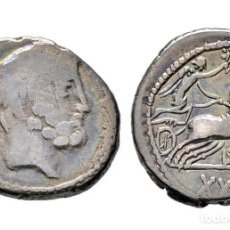 Monedas Roma República: REPÚBLICA ROMANA DE TITIA. TITIUS QUINTUS. DENARIUS 88 A.C PLATA MUY ESCASO RARO. Lote 399246214