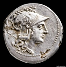 Monedas Roma República: DENARIO REPUBLICANO ANÓNIMO (ANTES 211 A. C.) - 20 MM / 4.01 GR.. Lote 401119724