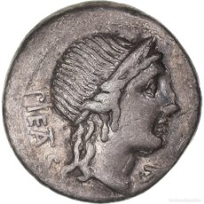 Monedas Roma República: [#1068308] MONEDA, HERENNIA, DENARIUS, 108-107 BC, ROME, INCUSE STRIKE, MBC, PLATA. Lote 401144999