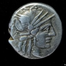 Monedas Roma República: C. PLUCIO, ROMA, 121 A.C. DENARIO AR (17 MM, 3,78 G). Lote 403262729
