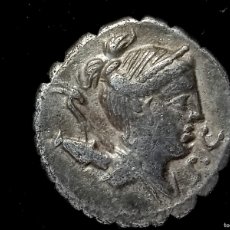 Monedas Roma República: TI. CLAUDIO TI.F. AP.N. NERÓN, ROMA, 79 A.C. AR DENARIO SERRADO (19MM, 3.83G. Lote 403264154