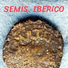 Monedas Roma República: IBERICOROMANO.- CARTEIA -CADIZ SEMIS DE COBRE MBC- 9,1 GR.
