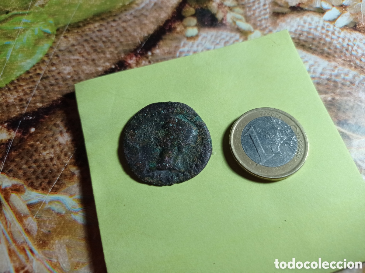 Monedas Roma Rep&uacute;blica: Moneda de bronce ,as , creo que es de Claudio , SC - Foto 4
