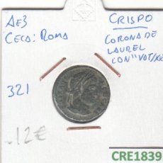 Monedas Roma República: CRE1839 MONEDA ROMANA AE3 VER DESCRIPCION EN FOTO