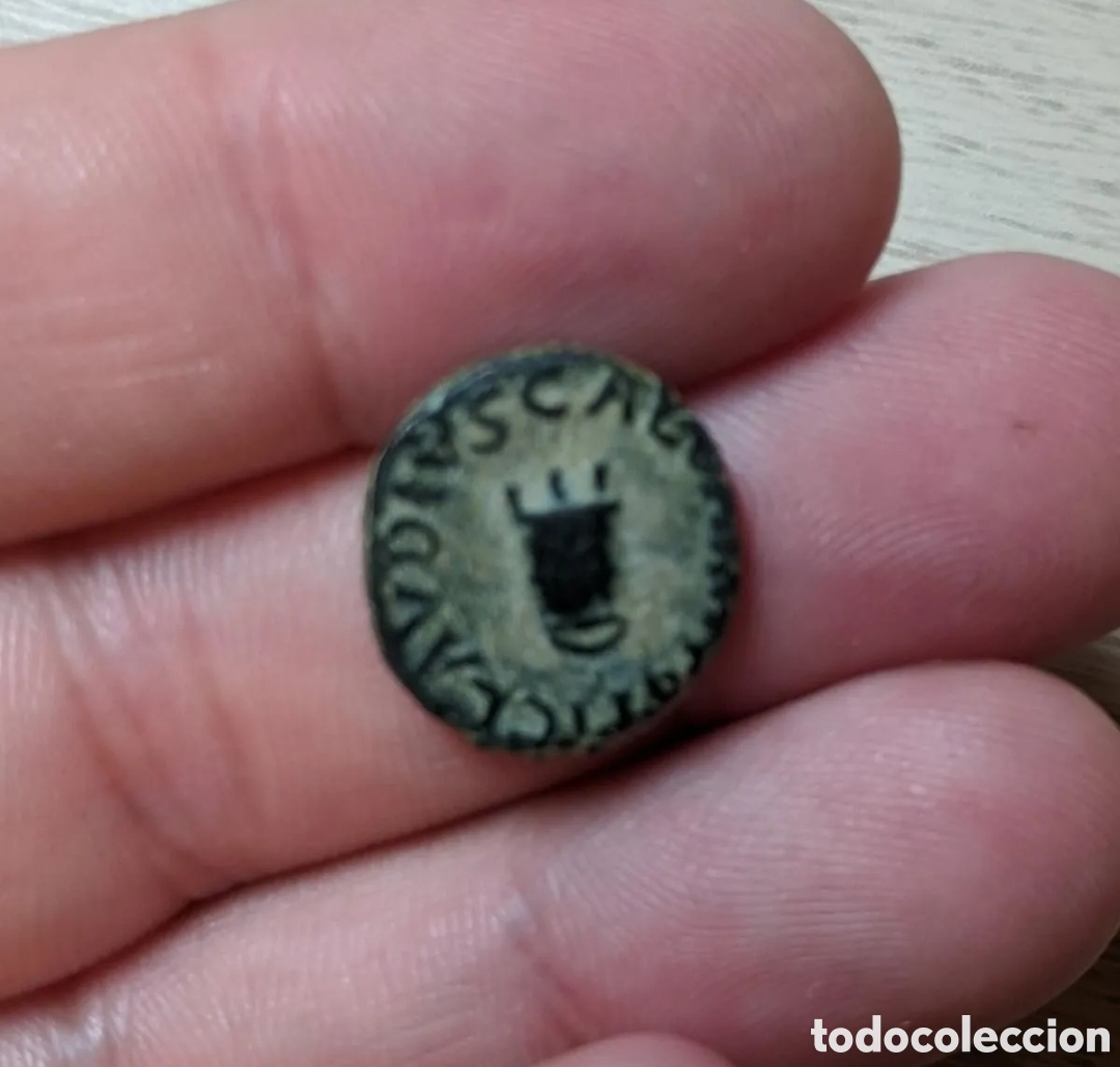 Monedas Roma Rep&uacute;blica: Cuadrante, de Claudio 42 d.c. - Foto 1