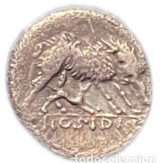 Monedas Roma República: REPÚBLICA ROMANA. DENARIO FAMILIA HOSIDIA. PLATA