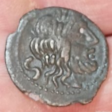 Monedas Roma República: MONEDA ANTIGUA REPÚBLICA ROMANA,SEMIS DE IMITACIÓN HISPANICA(6,2 GR.,22 MM),DE BRONCE