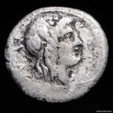 Monedas Roma República: QUINARIO REPUBLICANO, FAMILIA PORCIA (89 A.C.) - 15 MM / 1.76 GR.