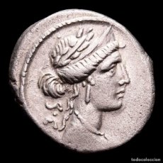 Monedas Roma República: REPÚBLICA ROMANA - P. LICINIUS CRASSUS, DENARIO. ROMA, 55 A.C.