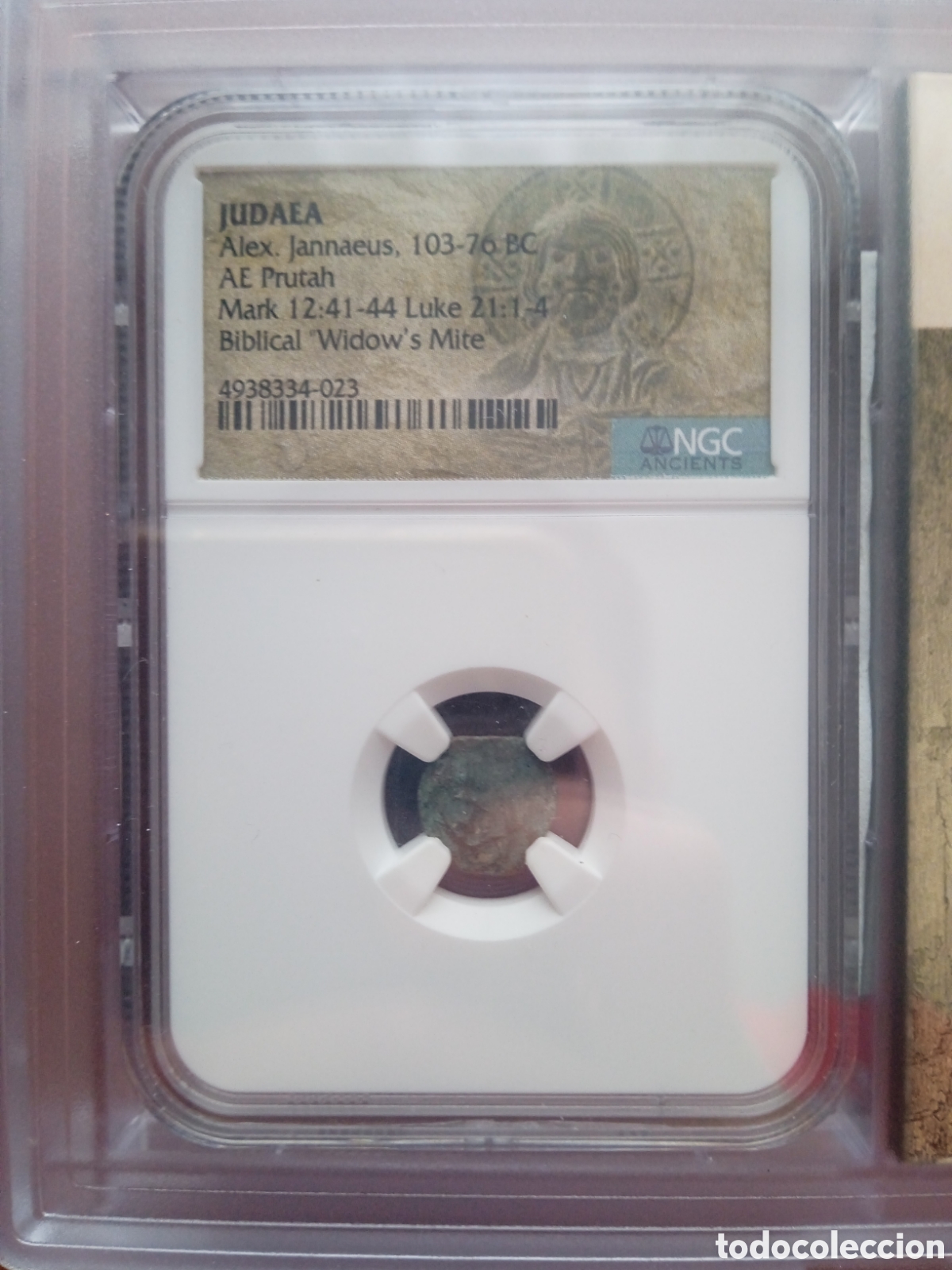 Monedas Roma Rep&uacute;blica: Prutah Judaea 103-76 A.C - Foto 3