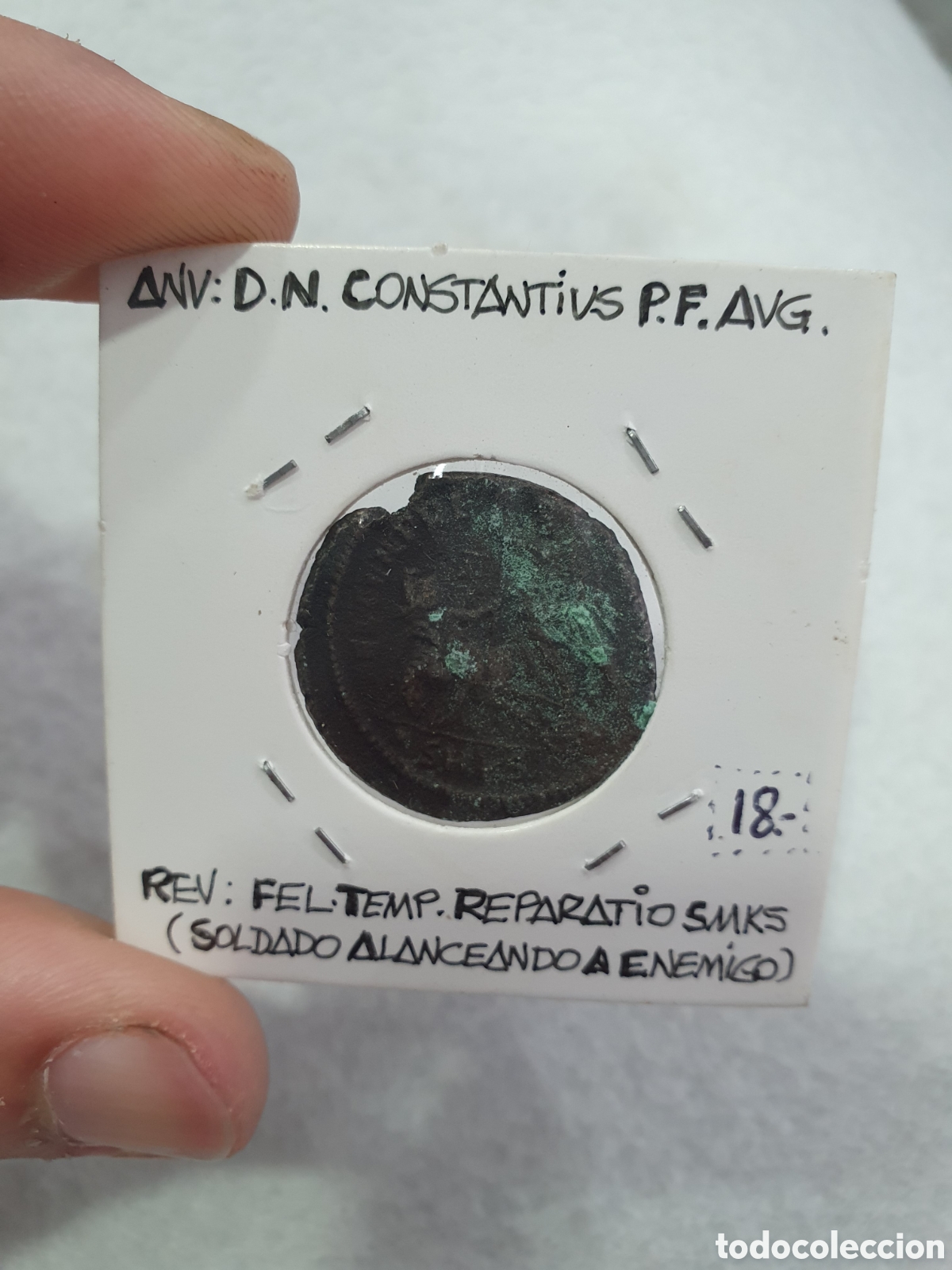 Monedas Roma Rep&uacute;blica: AE2 de Constancio II. (L31) - Foto 2