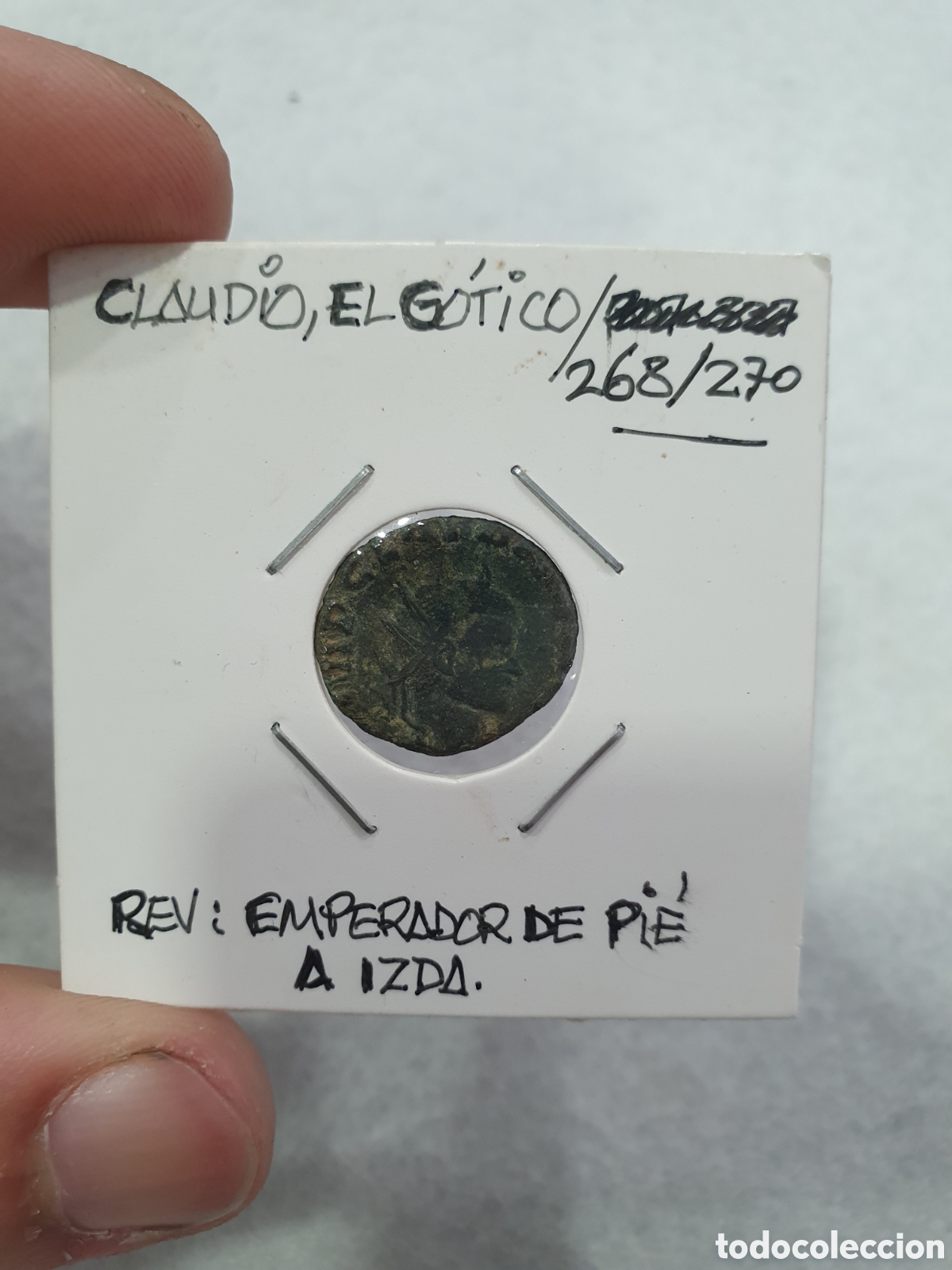 Monedas Roma Rep&uacute;blica: Moneda romana Claudio El G&oacute;tico. (L31) - Foto 1