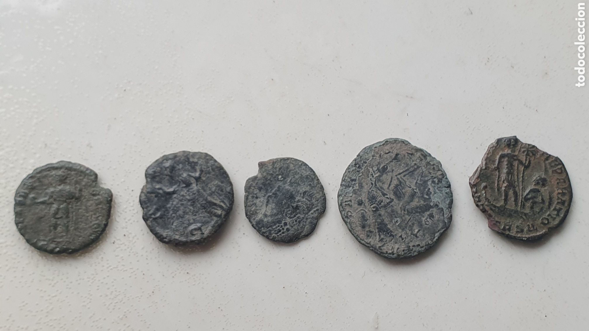 Monedas Roma Rep&uacute;blica: 5 monedas romanas bajo imperio - Foto 1
