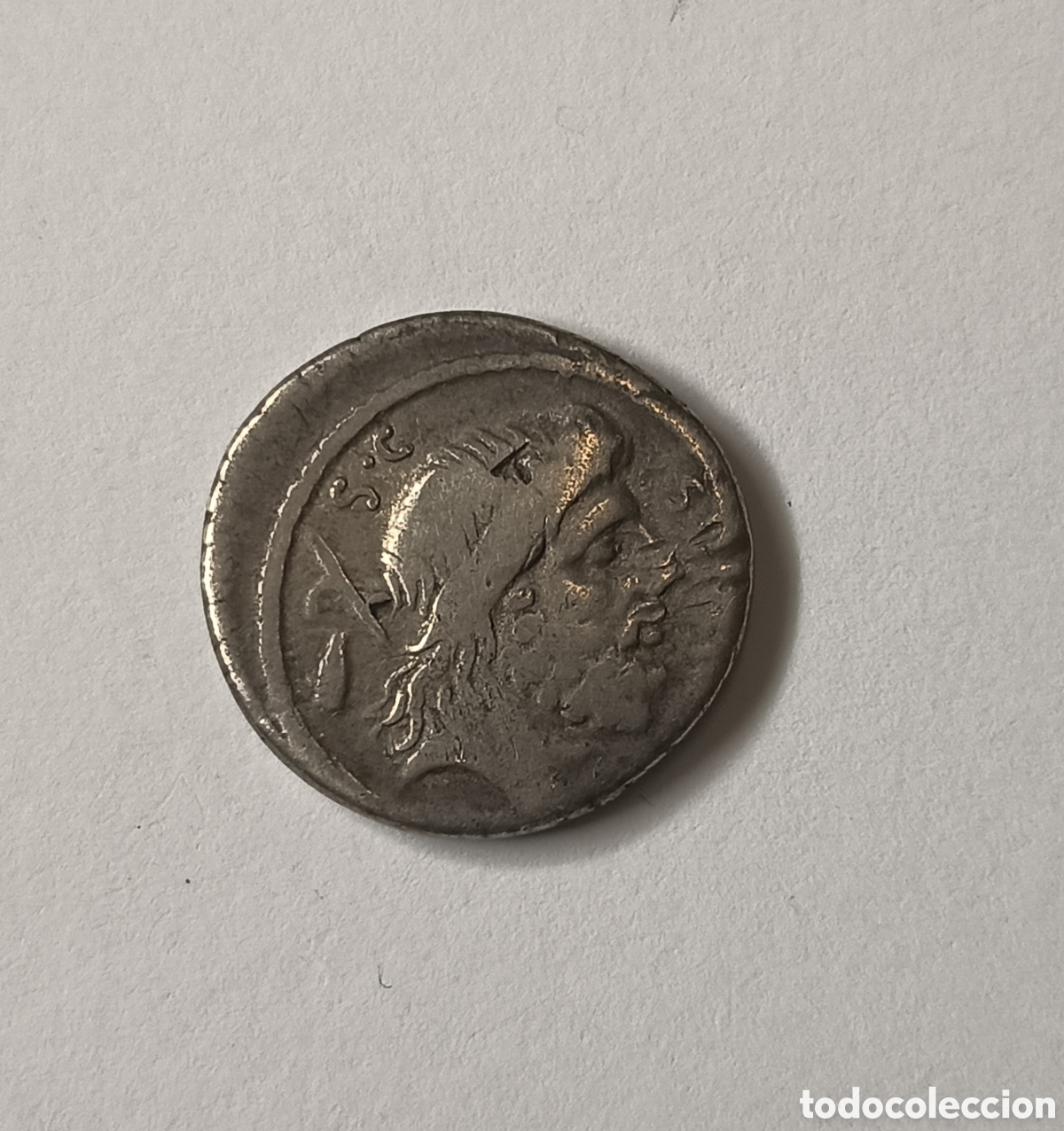 Monedas Roma Rep&uacute;blica: Denario Romano &ndash; Marcus Nonius Sufenas &ndash; 59 a.C. &ndash; SER NONI &ndash; Rep&uacute;blica Romana &ndash; Plata aut&eacute;ntica &ndash; M