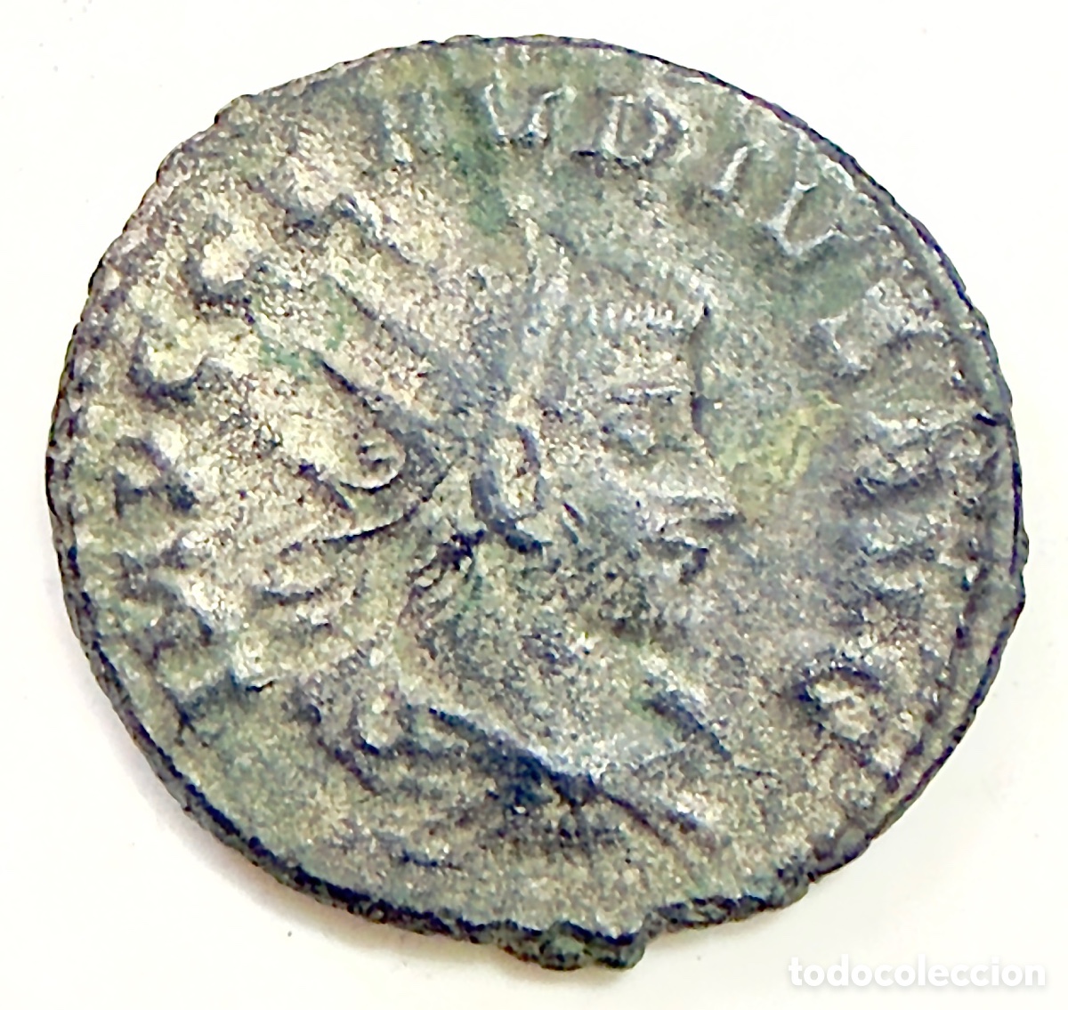 Monedas Roma Rep&uacute;blica: Moneda Romana Antigua Bronce &ndash; Bajo Imperio &ndash; Sin Identificar &ndash; Aut&eacute;ntica