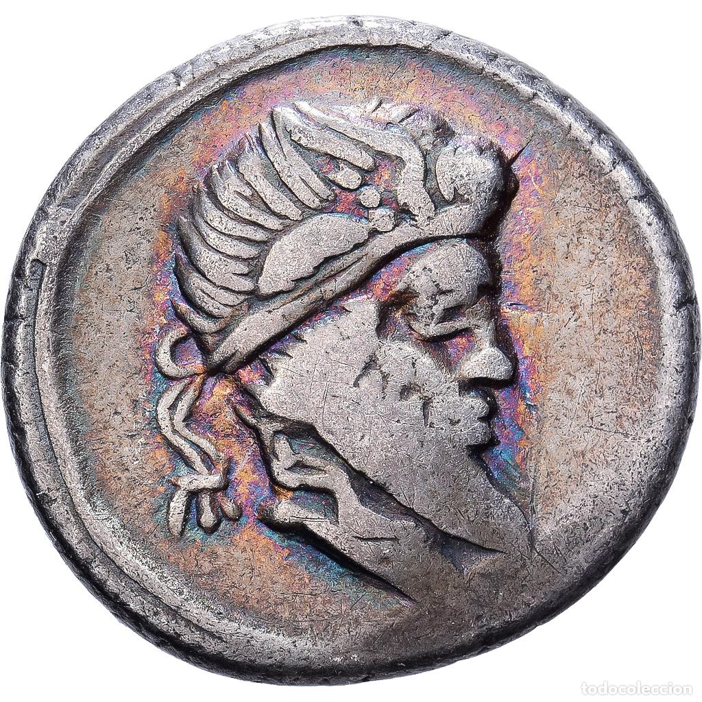 Monedas Roma Rep&uacute;blica: [#1202816] Roman Republic, Titia, Denarius, 90 BC, Rome, Plata, BC+, Crawford:341/1