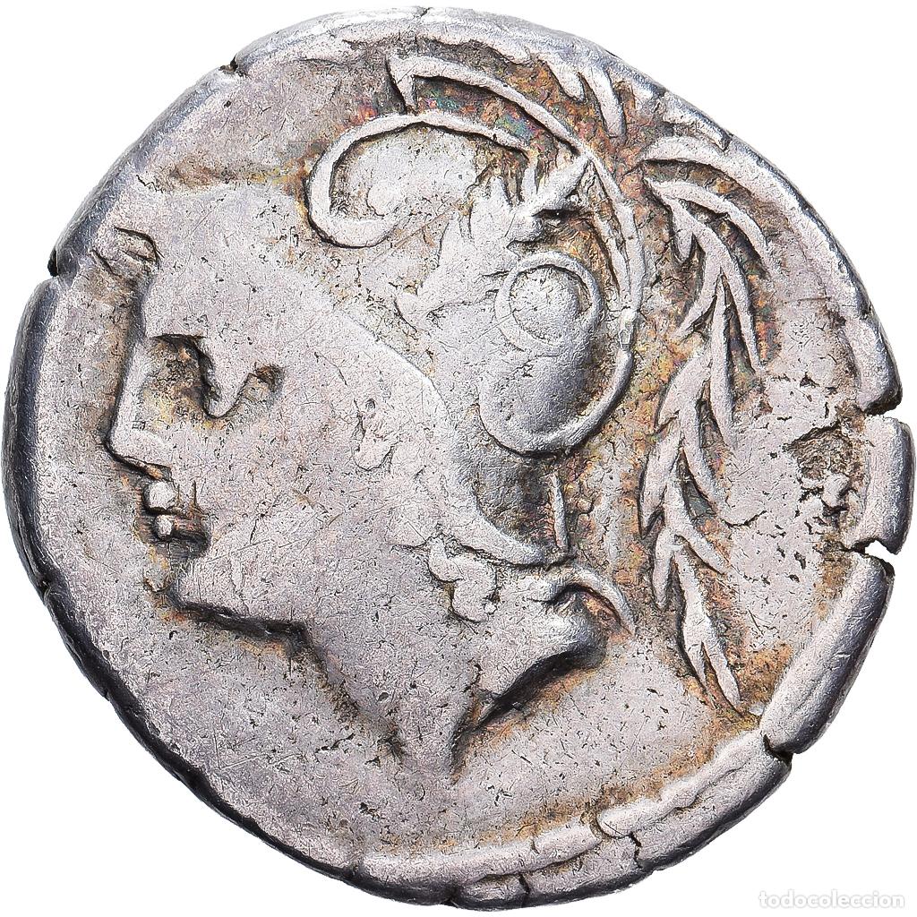 Monedas Roma Rep&uacute;blica: [#1202822] Roman Republic, Minucia, Denarius, 103 BC, Rome, Plata, BC+, Crawford:319/1