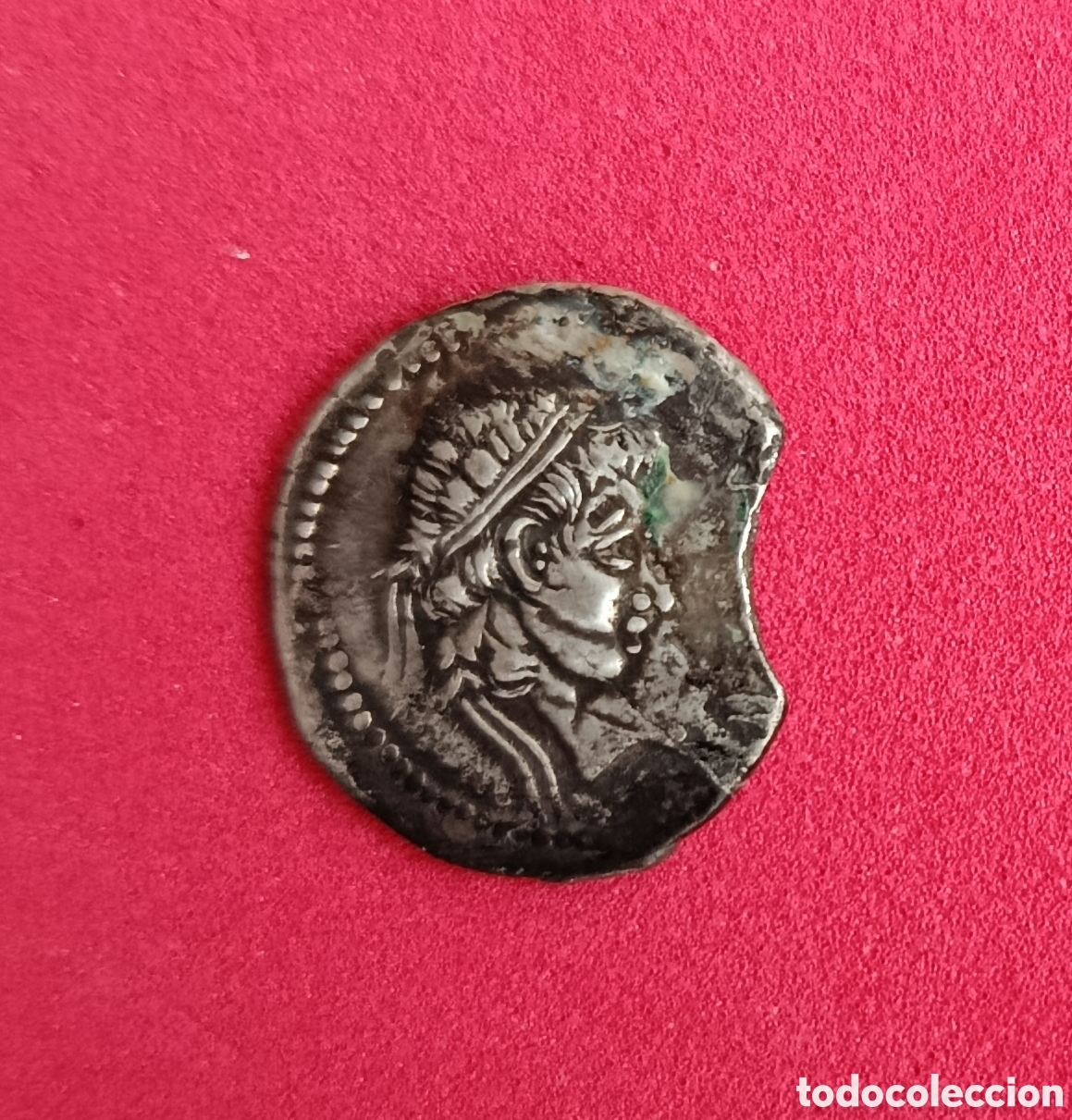 Monedas Roma Rep&uacute;blica: RARO DENARIO MAURETANIA - REINO DE MAURETANIA - JUBA II y CLEOPATRA Denier