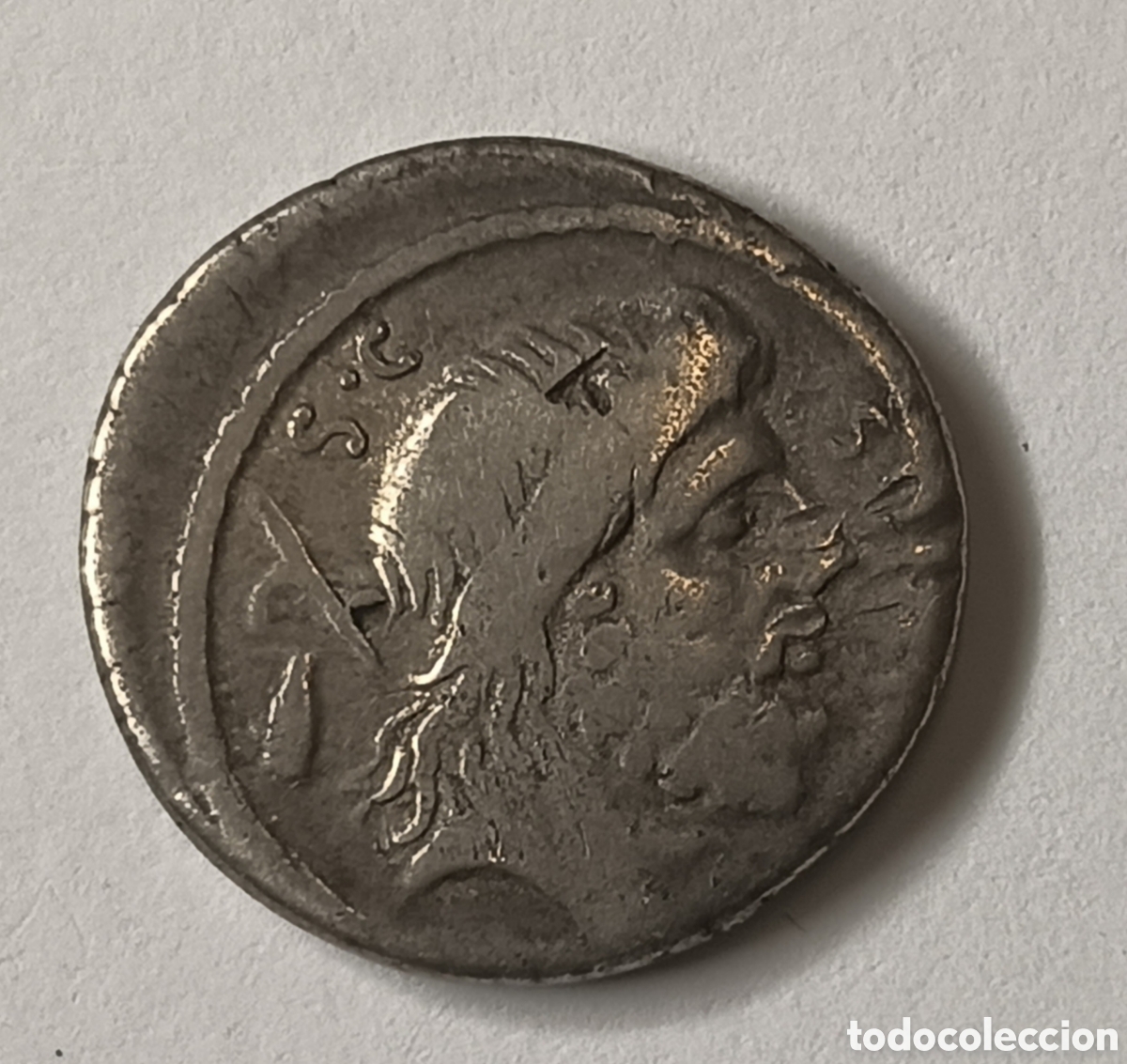Monedas Roma Rep&uacute;blica: Denario Marcus Nonius Sufenas 59 a.C. Republica romana