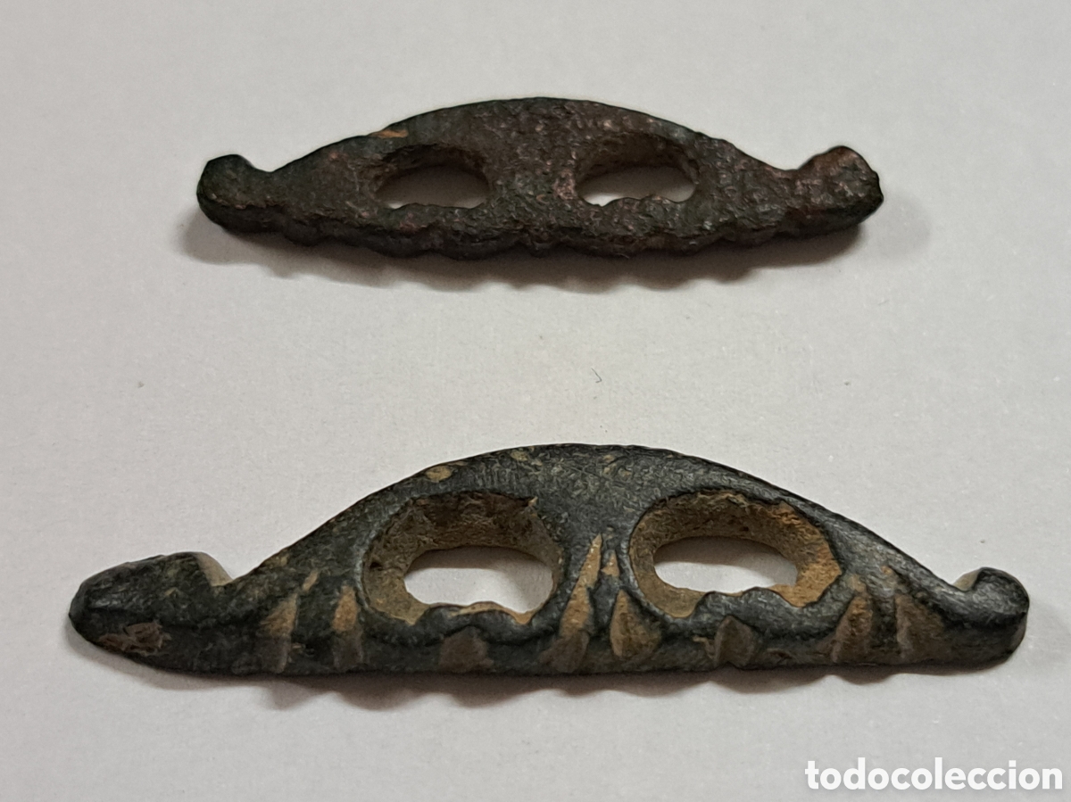 Monedas Roma Rep&uacute;blica: 2 Premonedas de la &eacute;poca romana en bronce siglos IV - III A.d.c certificado de autenticidad