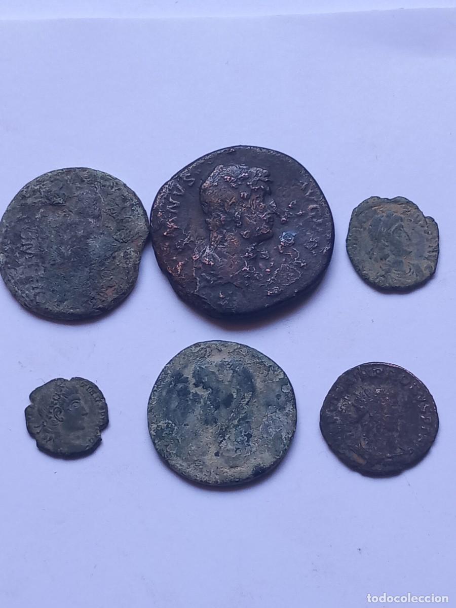 Monnaies Rome R&eacute;publique: Lote A de 6 monedas romanas procedentes de Colecci&oacute;n particular