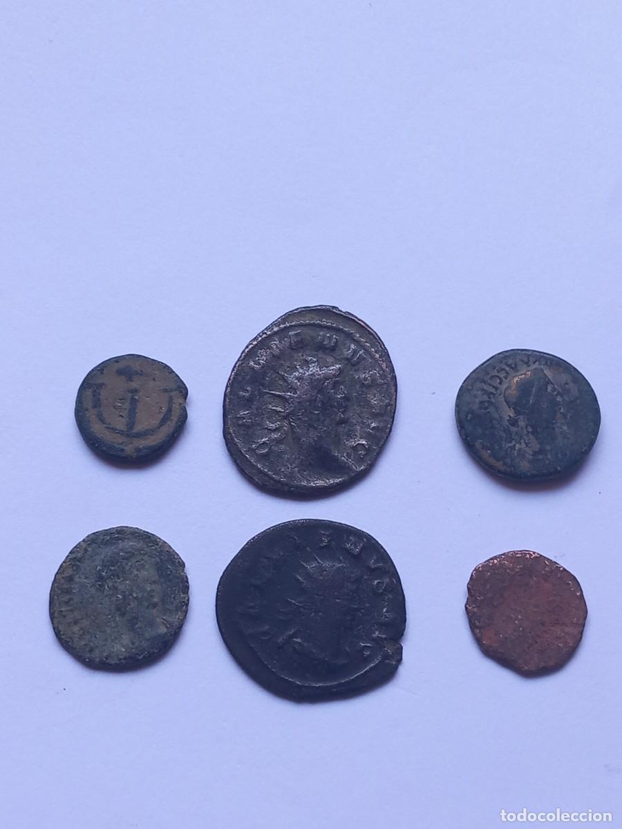 Monnaies Rome R&eacute;publique: Lote C de 6 monedas romanas procedentes de Colecci&oacute;n particular