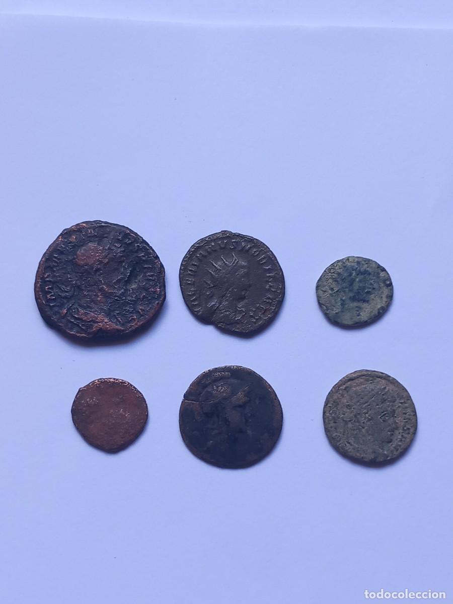Monnaies Rome R&eacute;publique: Lote D de 6 monedas romanas procedentes de Colecci&oacute;n particular