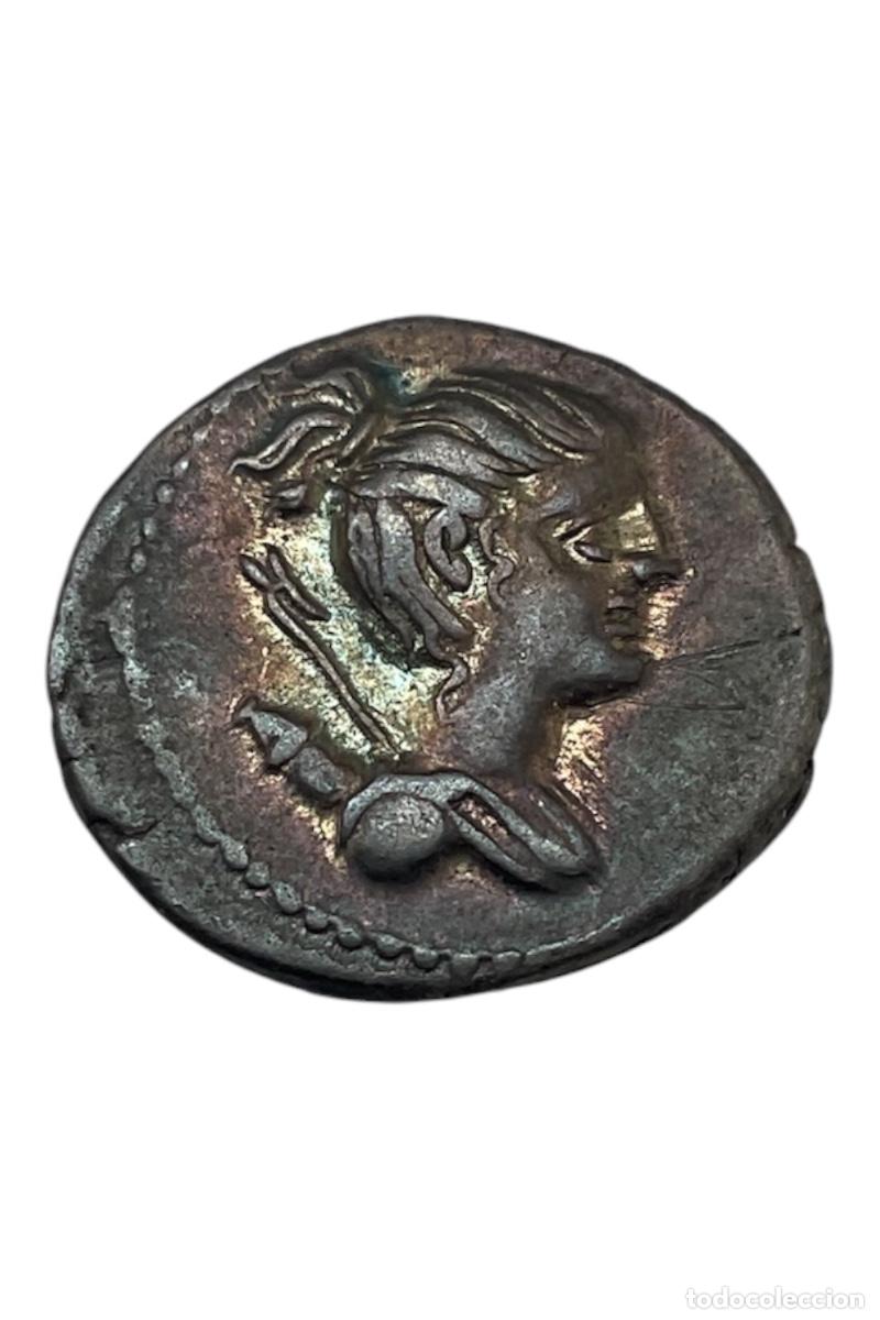 Monedas Roma Rep&uacute;blica: Denario gens Postumia - Foto 1