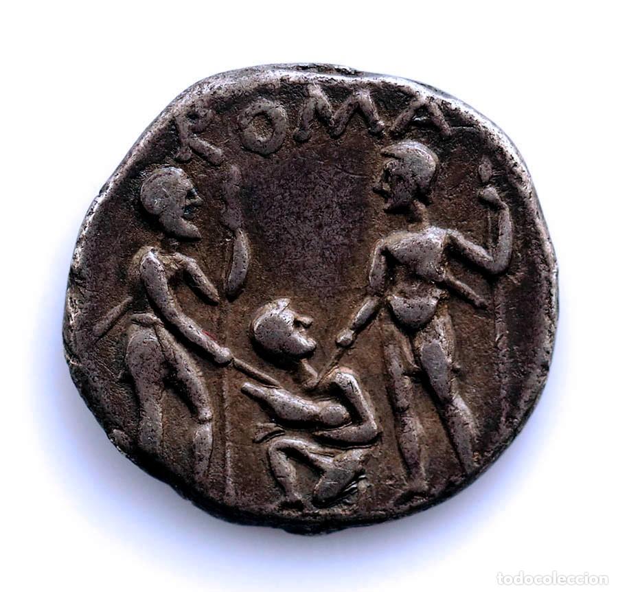 Monedas Roma Rep&uacute;blica: SC-Republica Romana. T. Veturius. Denario, Roma. 137 a.C. MBC+/VF+ Plata 3,72 g