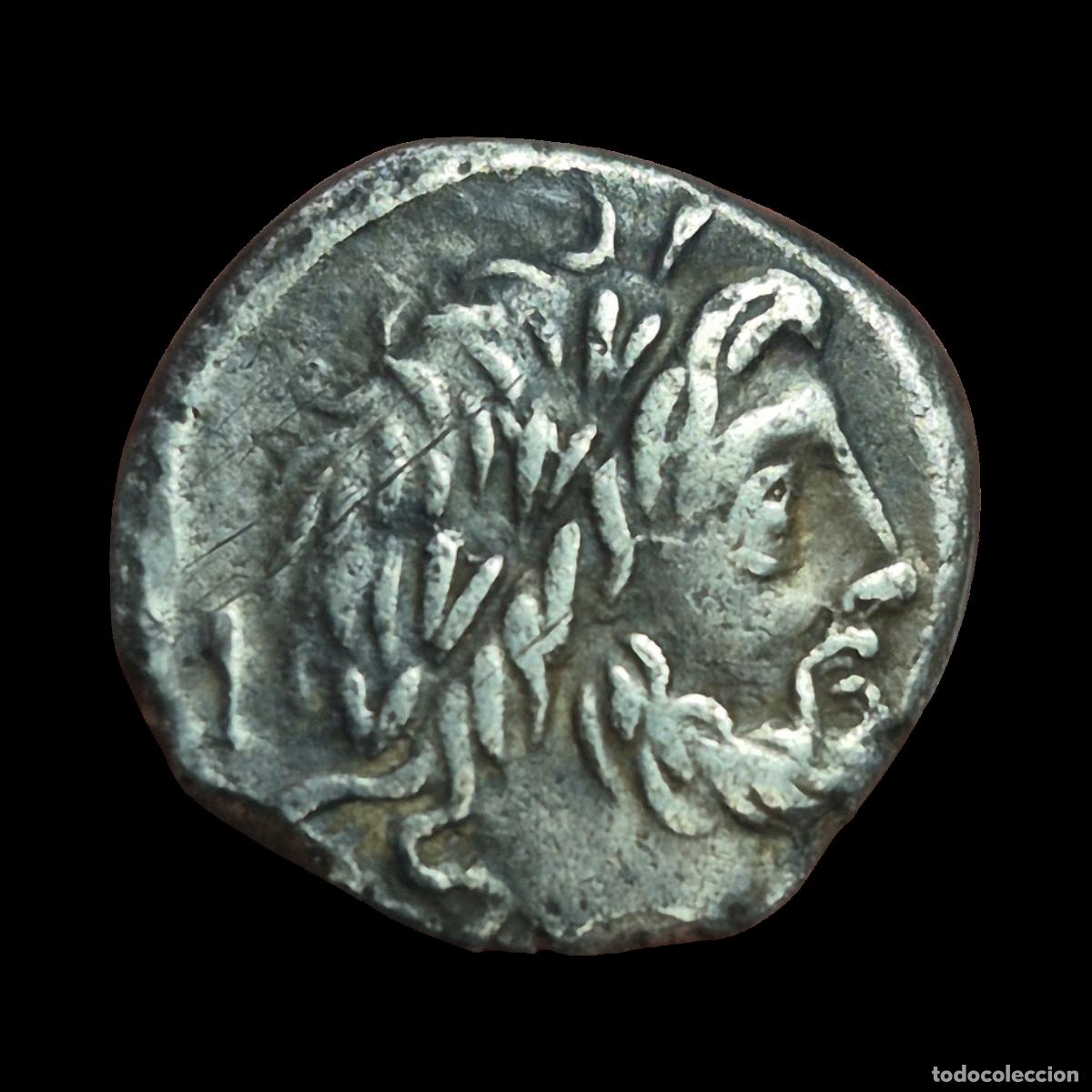 Monedas Roma Rep&uacute;blica: NT/ REPUBLICA ROMANA QUINARIO VETTIA 100-97 a.C.( A1045)