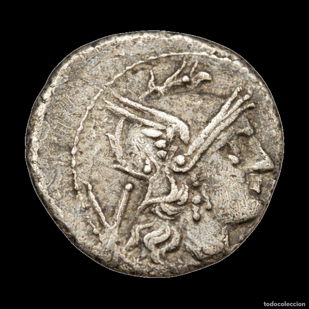 Monedas Roma Rep&uacute;blica: NT/ REPUBLICA ROMANA QUINARIO ANONIMO 211-210 a.C. (A903)